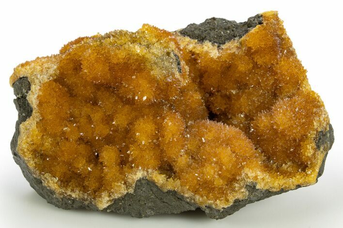 Intense Orange Calcite Crystal Cluster - Poland #311443